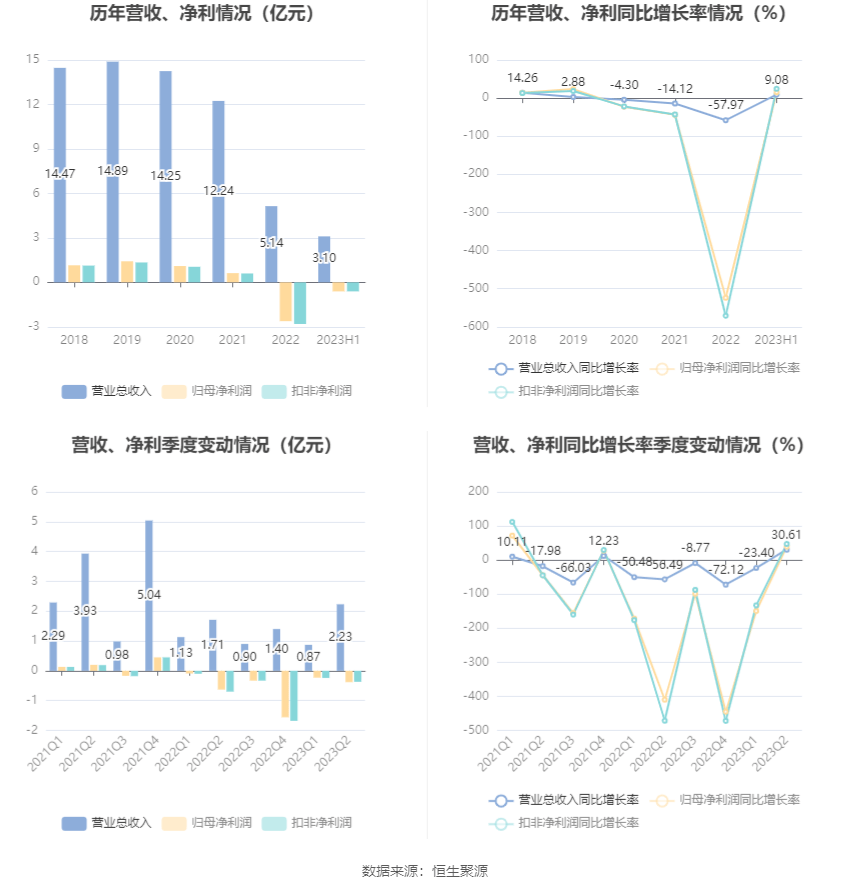 园林股份：2023年上半年亏损609904威客电竞万元(图4)