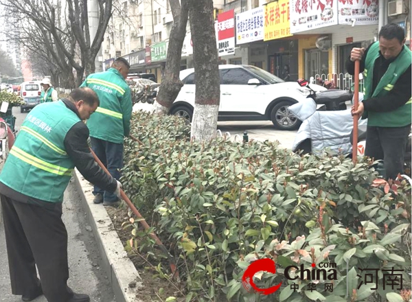 威客电竞驻马店开发区城市管理局全面开展春季园林绿化补植行动(图1)