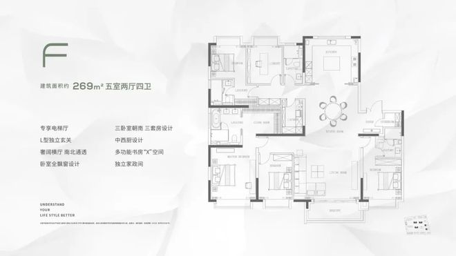 威客电竞『官方』杨浦缦云上海四期售楼处：滨江大平层1梯1户+园林+会所!(图6)